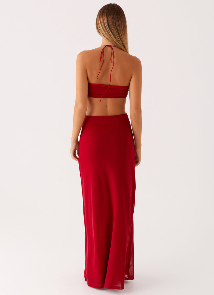 Hallie Maxi Dress - Red