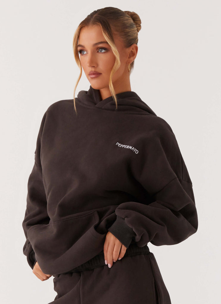 Signature Oversized Hoodie - Charcoal