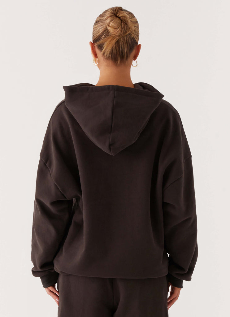 Signature Oversized Hoodie - Charcoal