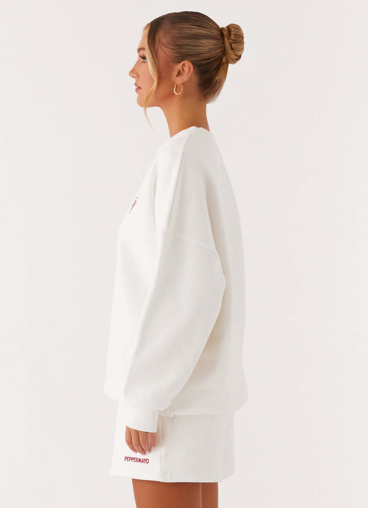 Signature Oversized Sweatshirt - Ivory